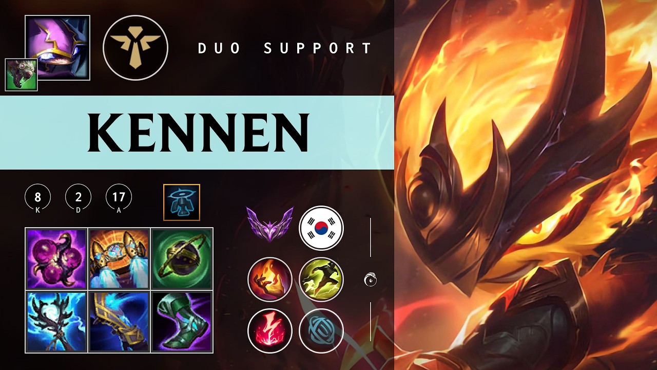 Kennen Support vs Sona - KR Master Patch 26.03