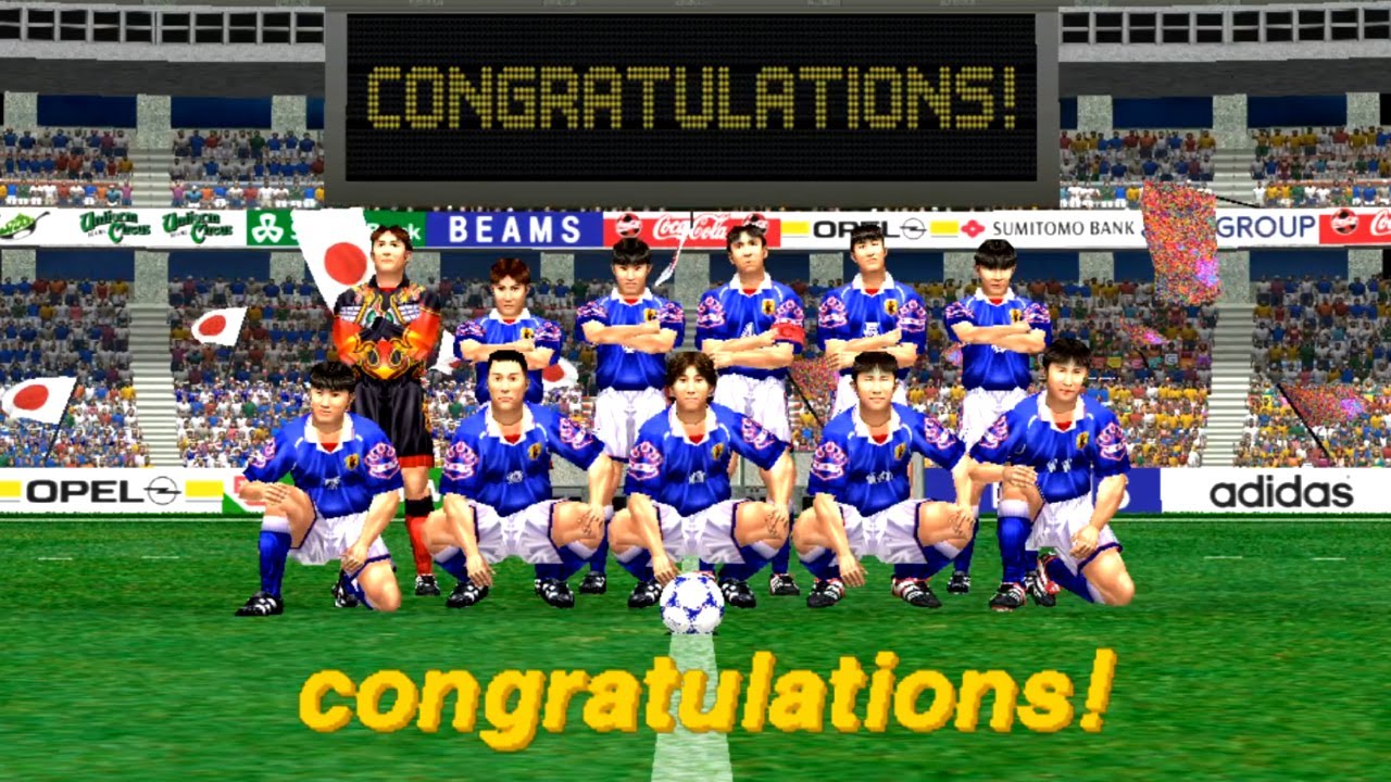 ALL RAINBOW BEST GOAL Virtual Striker 2 Version 98 Japan Sega Model 3 Arcade バーチャストライカー2 バージョン'98