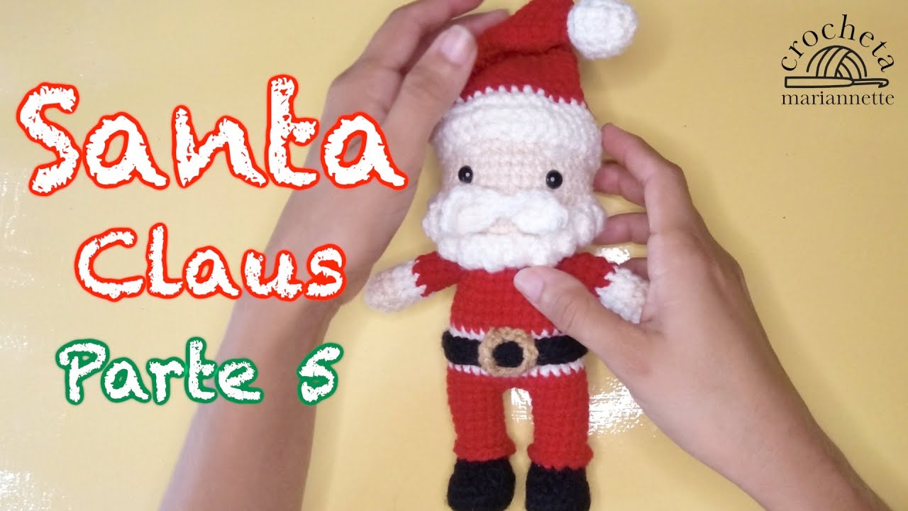 Papá Noel AMIGURUMI | Cómo Tejer Gorrito | Paso a paso [5/5]