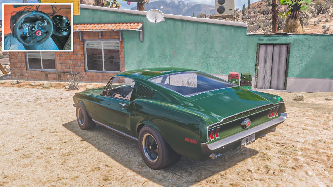 Bullitt 1968 Ford Mustang - Forza Horizon 5 (Logitech G29) Gameplay