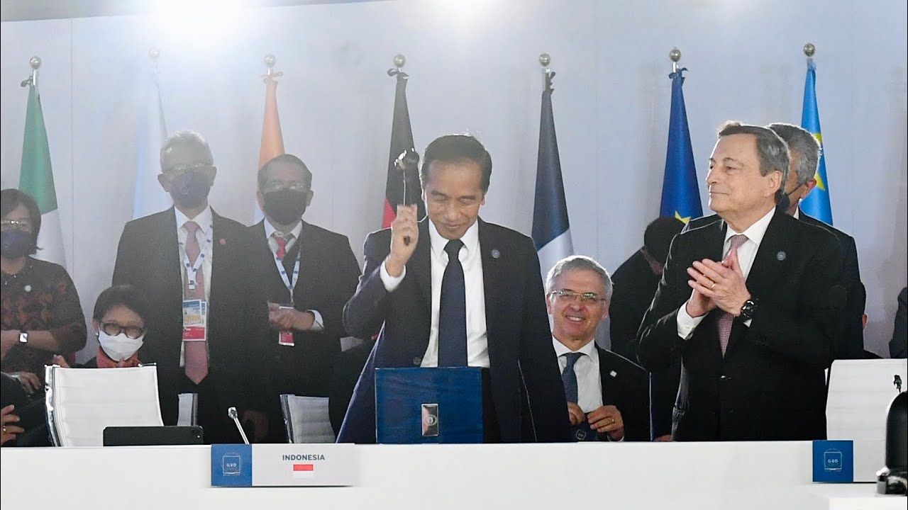 Indonesia Terima Presidensi G20, Roma, 31 Oktober 2021