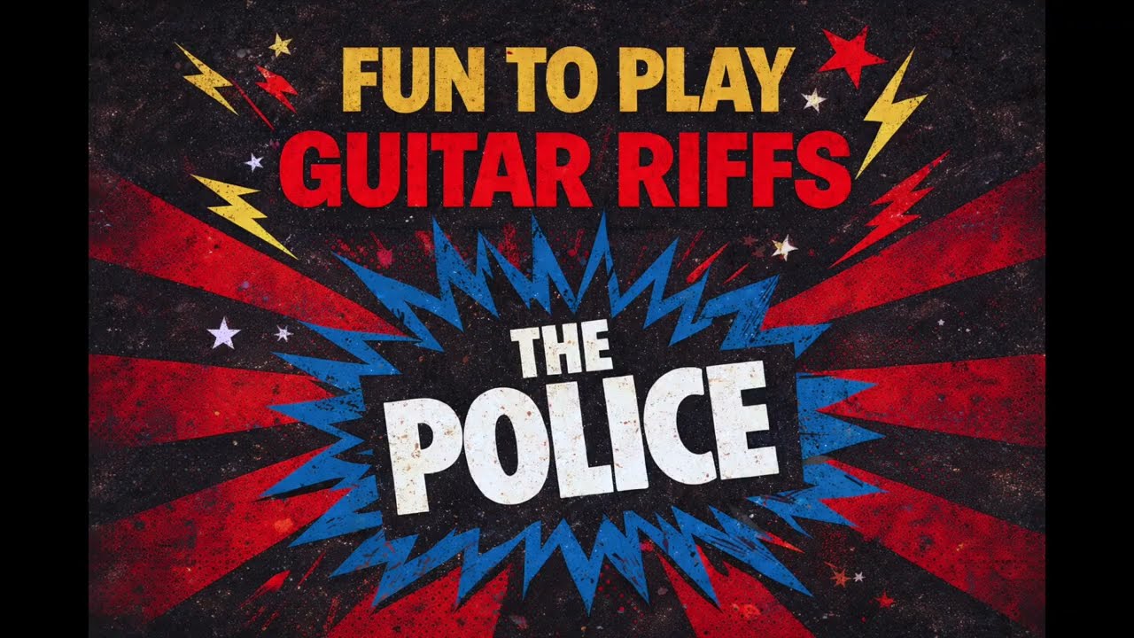 How to Play Fun Guitar Riffs: The Police  (with tabs)