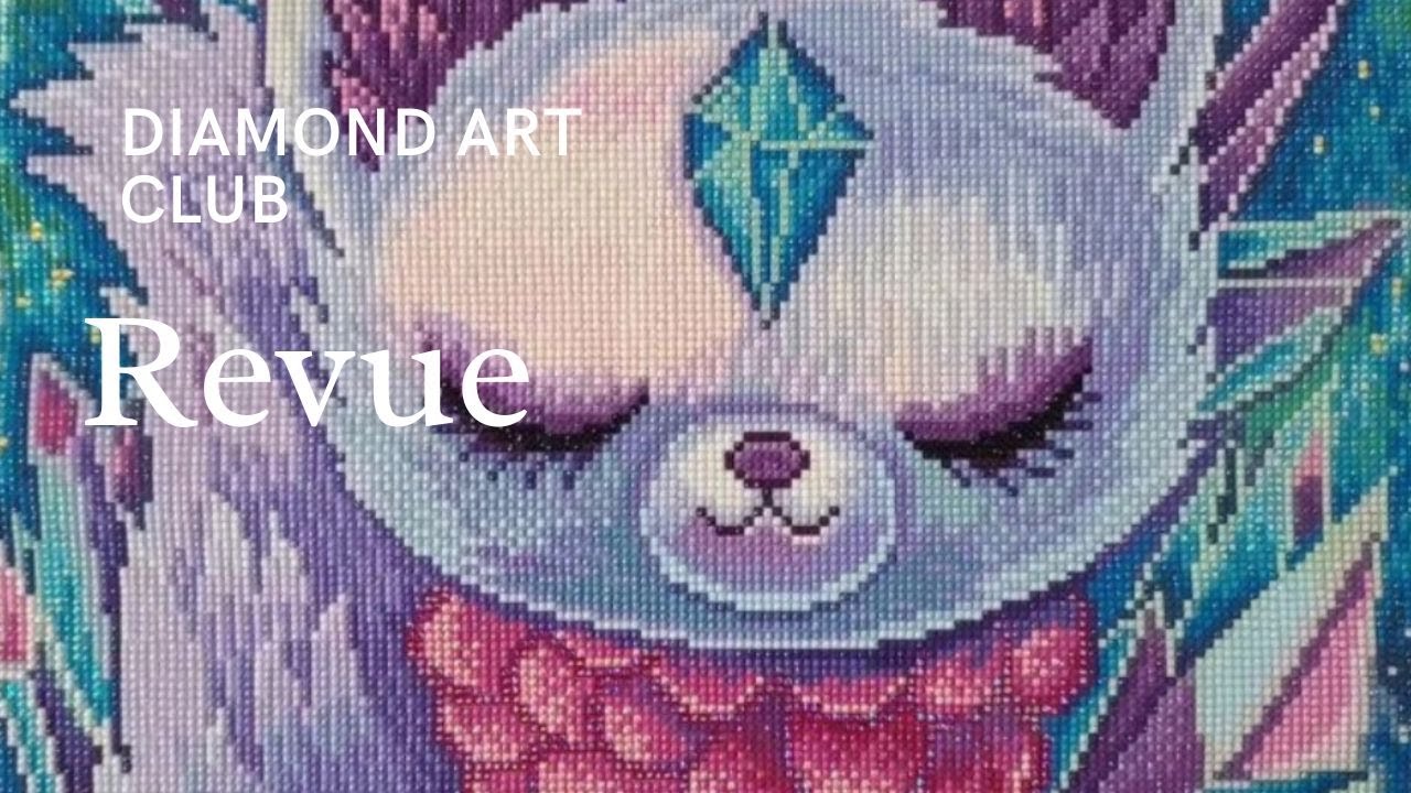 Revue du diamond painting Crystal Fox de Diamond Art Club et rangement des diamants