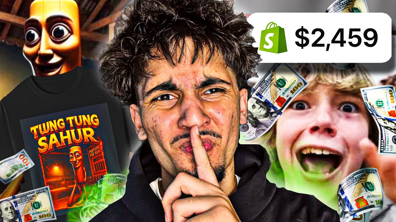 Я продавал футболки BrainRot 7 дней и заработал ___ долларов