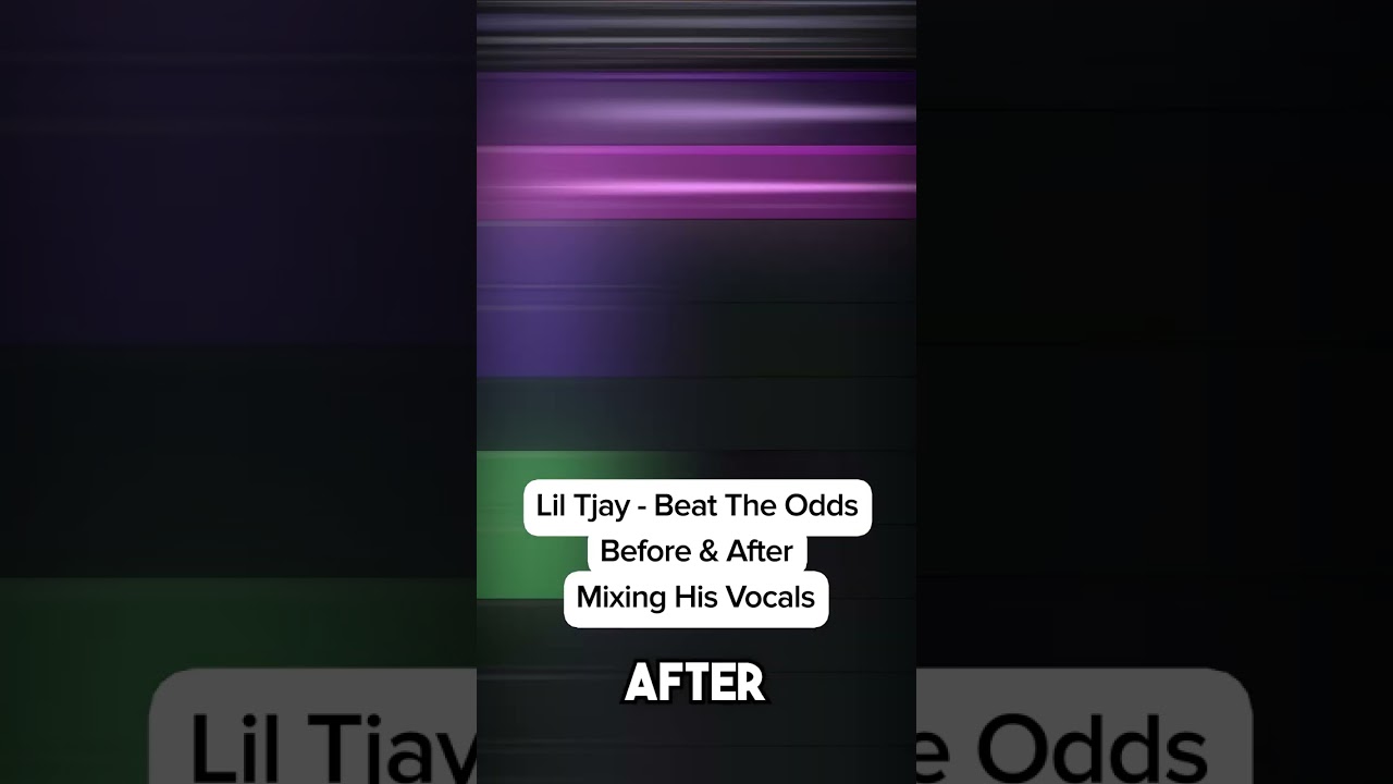 Lil Tjay - Beat The Odds (Before & After Mixing His Vocals)