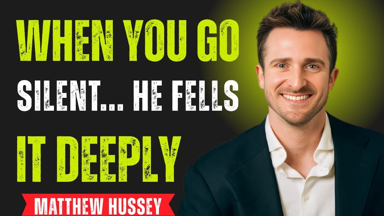 When You Match His Silence, This Is What He Really Feels || Matthew Hussey  #motivationalspeech