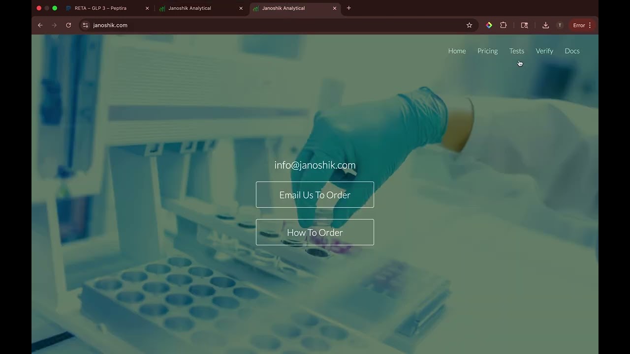 How to Verify your peptide COA