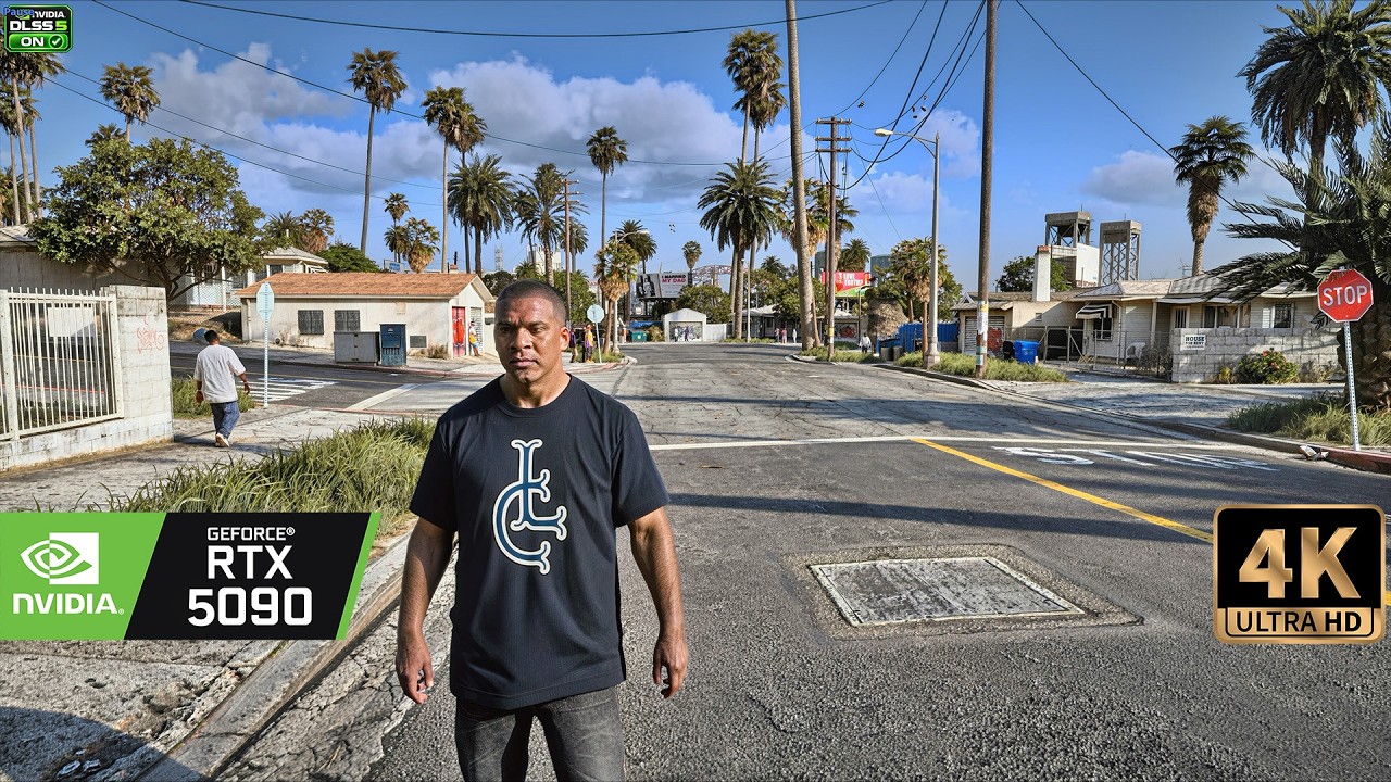 GTA 5 Enhanced with DLSS 5 Is INSANE! RTX 5090 4K Ray Tracing Max Settings