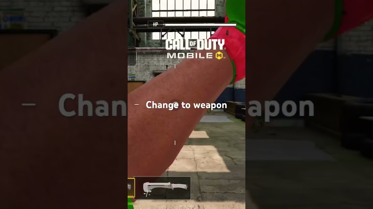 Teaching you how to change weapon when sliding #codmobile #mobile #game #youtubeshort #training ￼￼