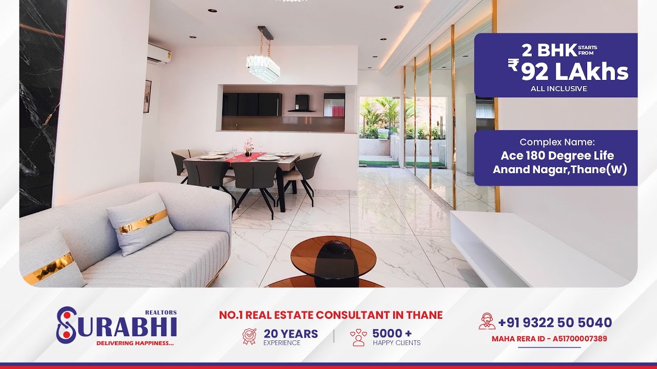 2 BHK in Ace 180 Degree Life Parkside Anand Nagar |2 bhk under construction thane west