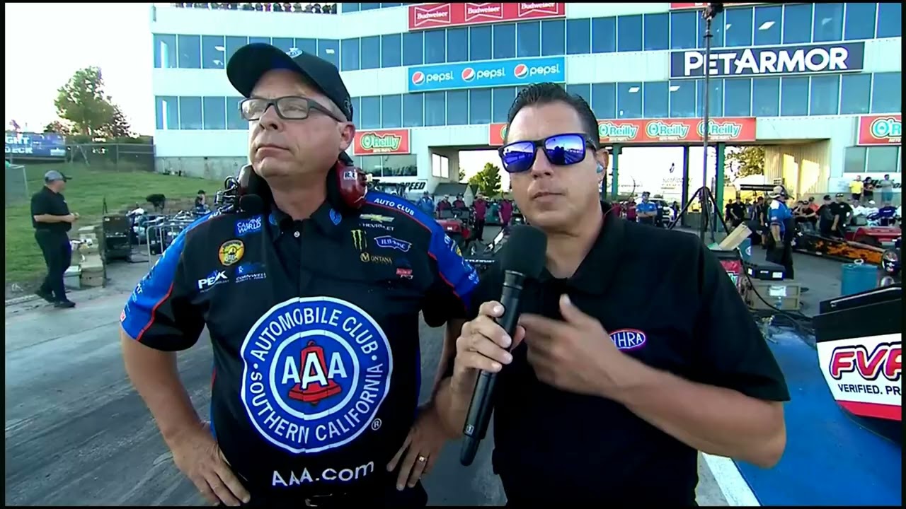 Robert Hight, Matt Hagan, Jimmy Prock, Top Fuel Funny Car, Qualifying Rnd 1, Menards Nationals