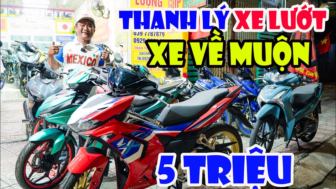 THANH LÝ XE LƯỚT WINNER V4 EXCITER 150 155 ABS MXKING FUTURE SONIC VARIO 150 160 SỐC 5 TRIỆUXMGR