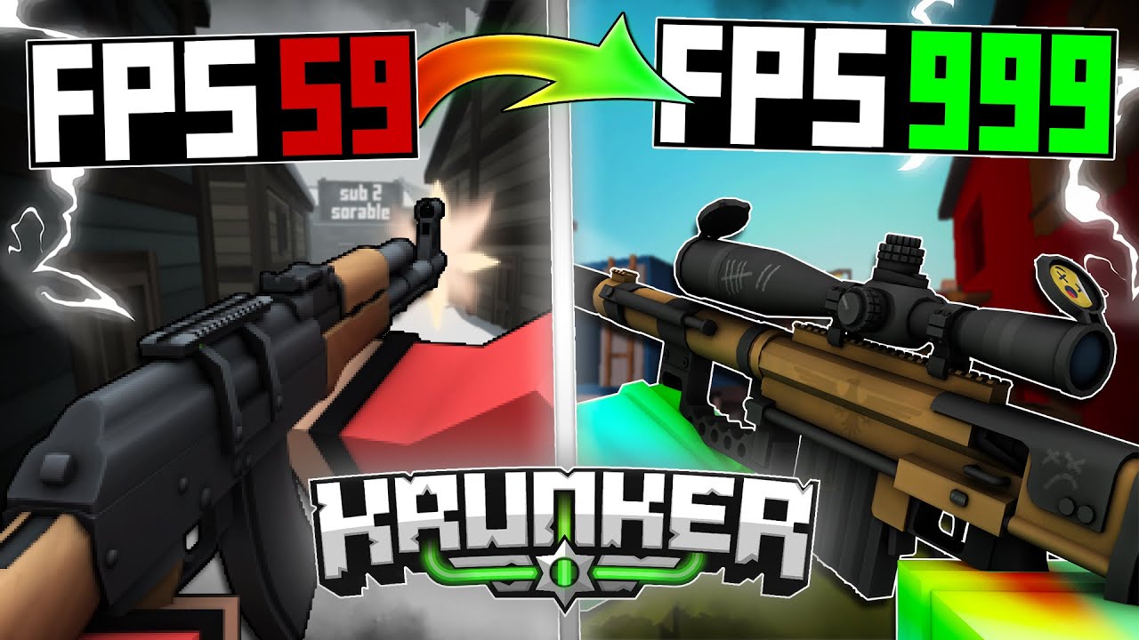 5 EASY Ways to INCREASE FPS In Krunker.io!