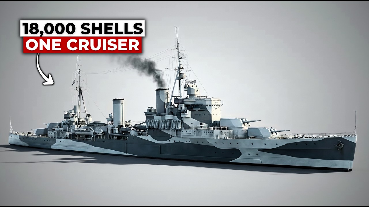 The British Cruiser That Fired 18,000 Rounds In A Single Campaign