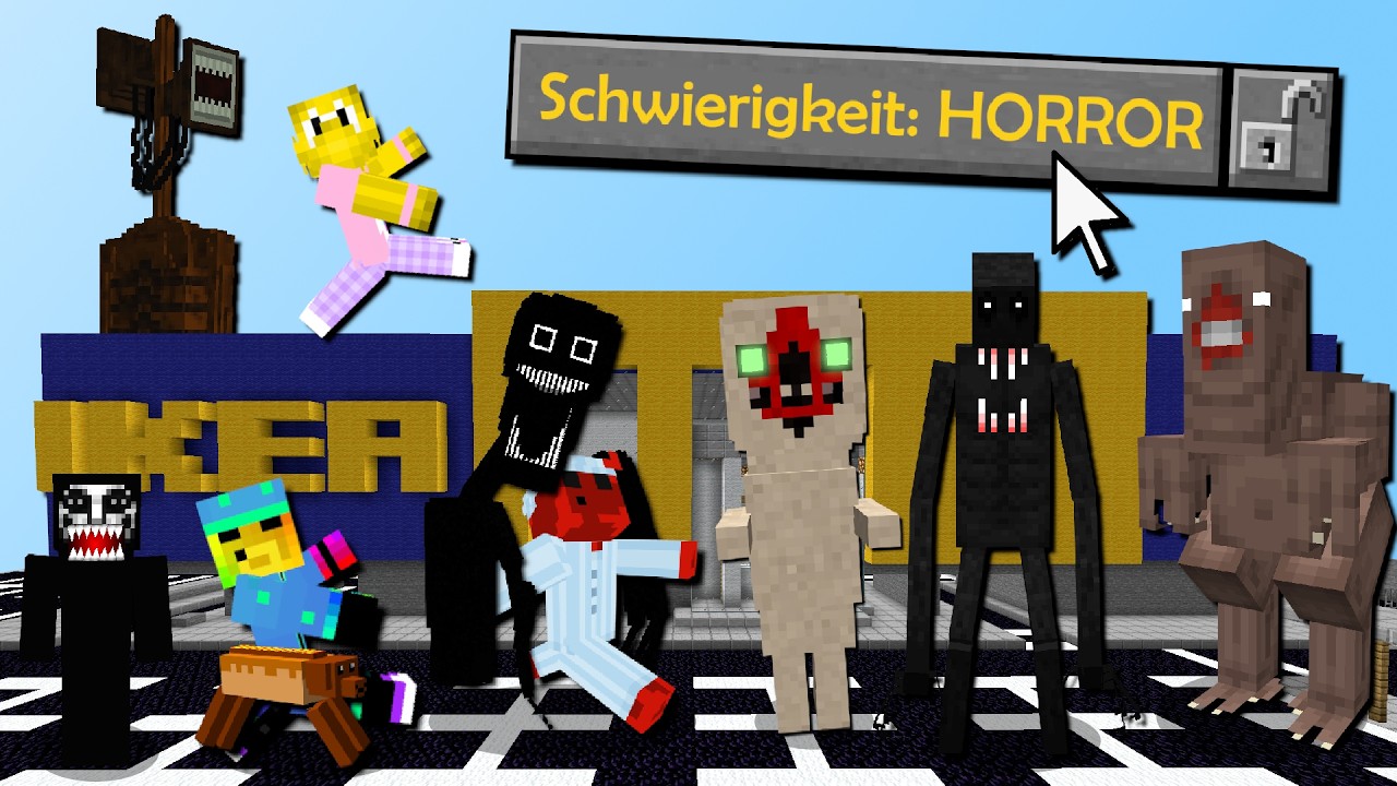 Eine Nacht im Horror IKEA! (SCP, Jump Scares, Cave Dweller) - Mod WG