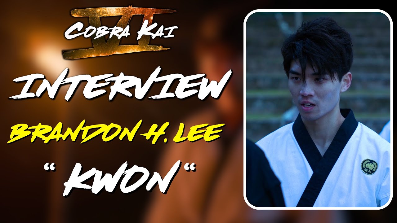 Brandon H.Lee (KWON) Cobra Kai Season 6 - FULL INTERVIEW