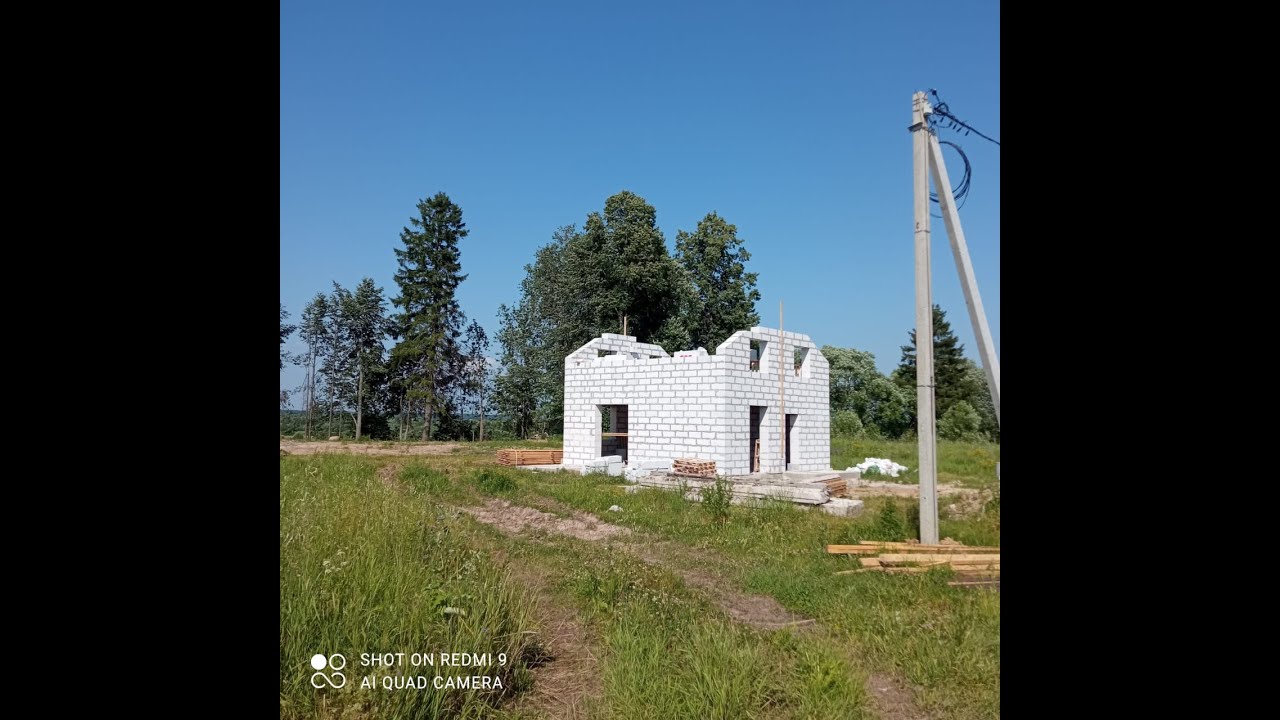 Дом из газобетона, почему без армопояса???
