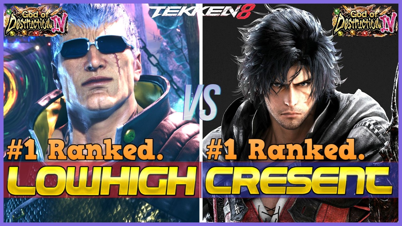 T8 ▰ LOWHIGH (#1 Ranked Bryan) vs CRESCENT (#1 Ranked Clive) ▰ Tekken 8 High Level Gameplay