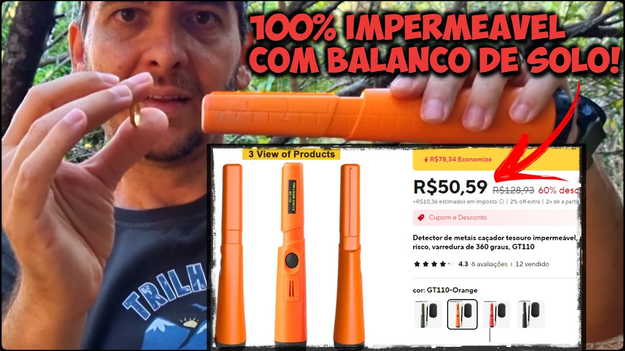 Pinpointer TC 110: O Melhor Custo-Benefício (DICAS DE DETECTORISMO)