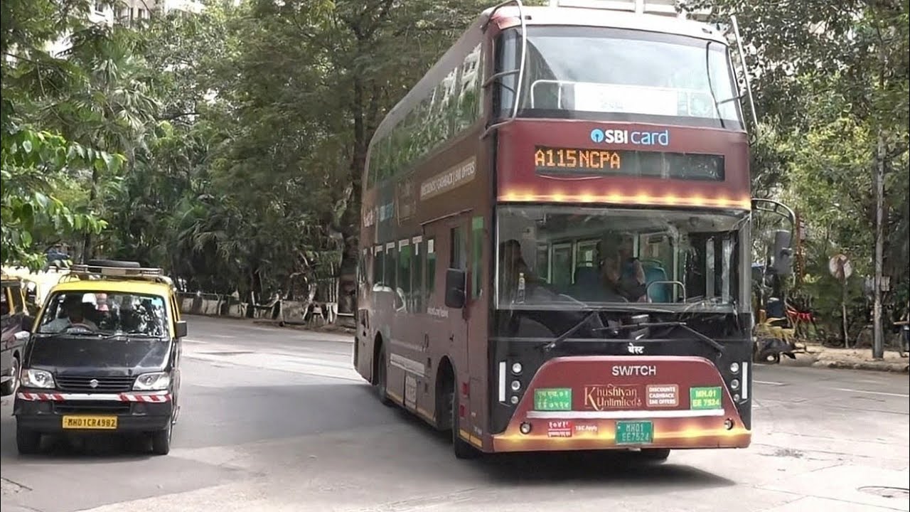 Beautiful South Mumbai Coverage Aboard BEST Double Decker Bus- Full Journey From Mumbai Csmt To NCPA