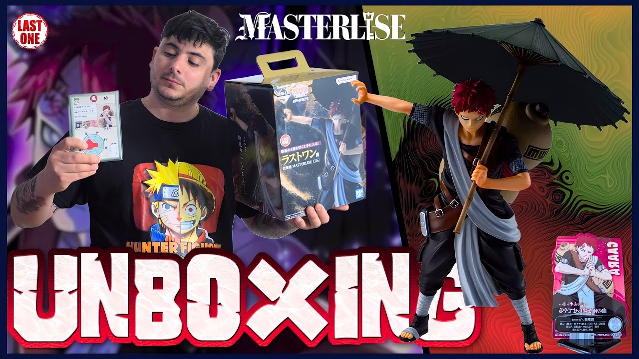 Gaara Examen Chunin - Unboxing Ichibankuji Last One - Estreno