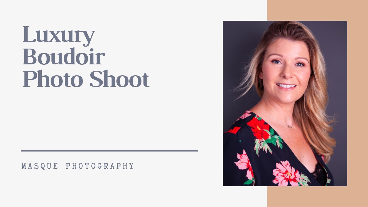 Luxury Boudoir Photo shoot . Facial / Make-up / Hair styling