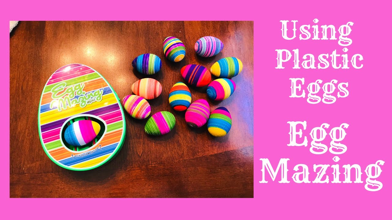 Easter Egg Decorating Kit🌸 Review and How to Use Egg Mazing🌸 Plastic Eggs