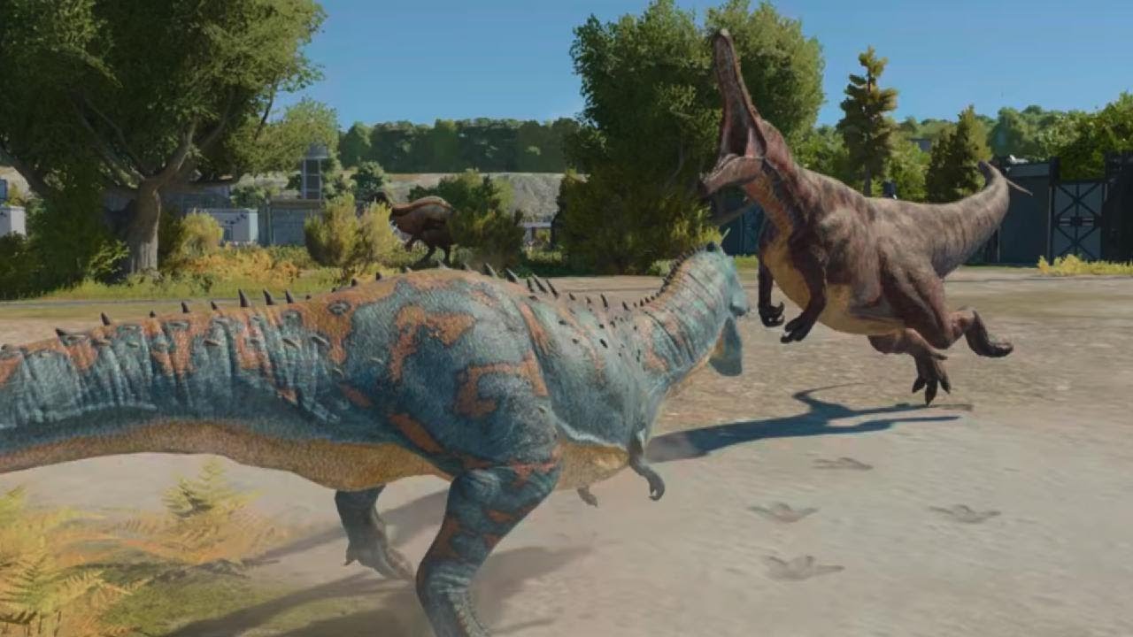 Jurassic World Evolution 3: Majungasaurus vs Suchomimus