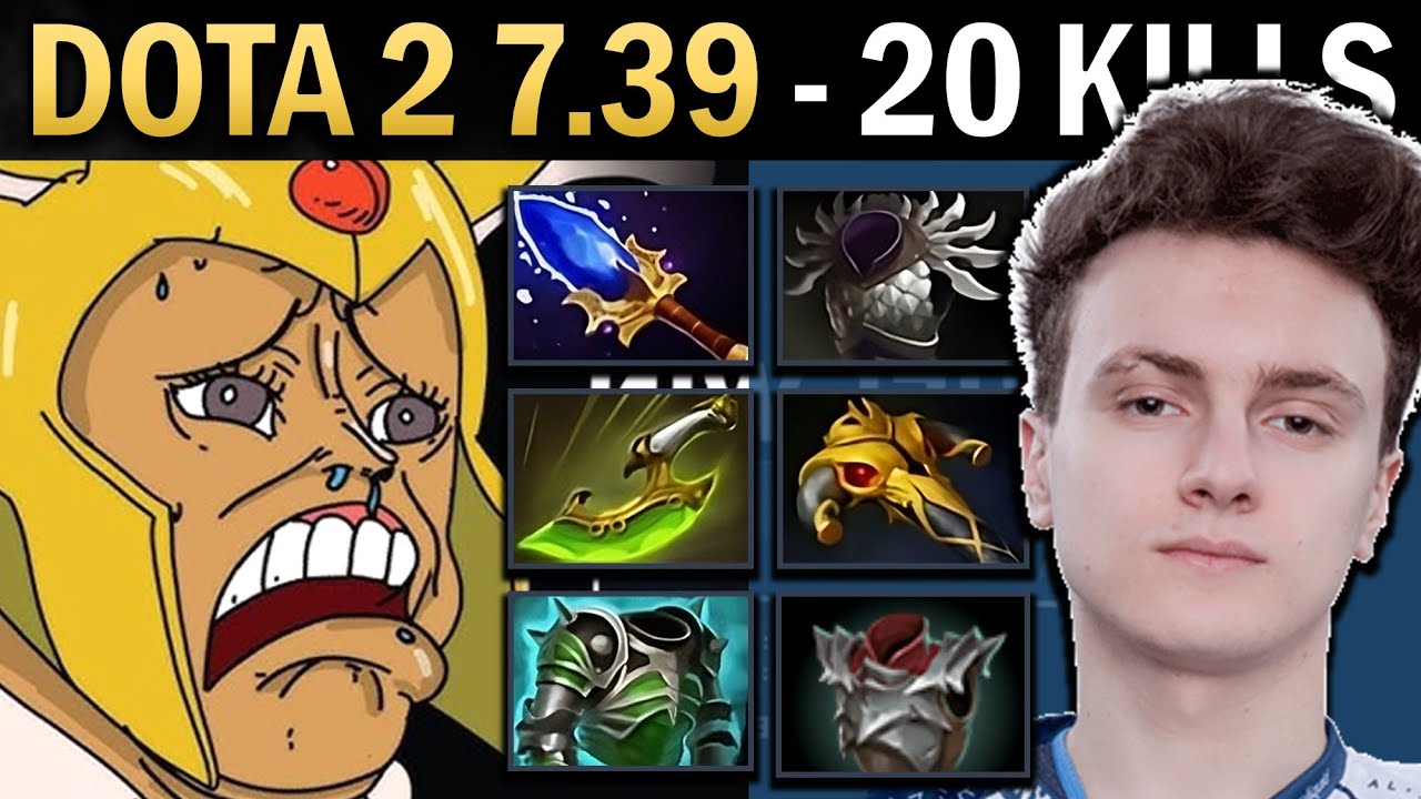 Legion Commander Gameplay Miracle with 20 Kills and Vest - Dota 7.39