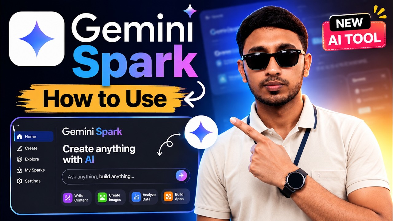 Как использовать Gemini Spark: ИИ-агент, который работает за вас 24/7!