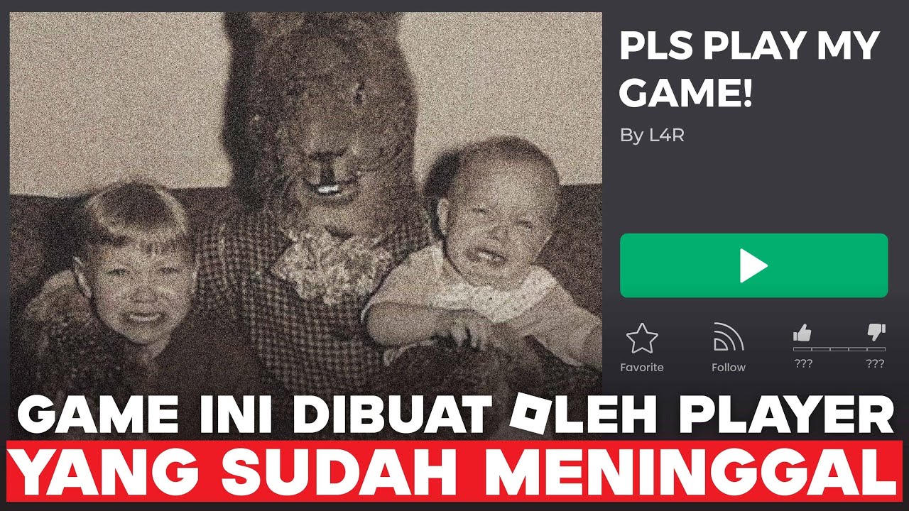 GAME ROBLOX INI DIBUAT OLEH PLAYER YANG SUDAH MENINGGAL??
