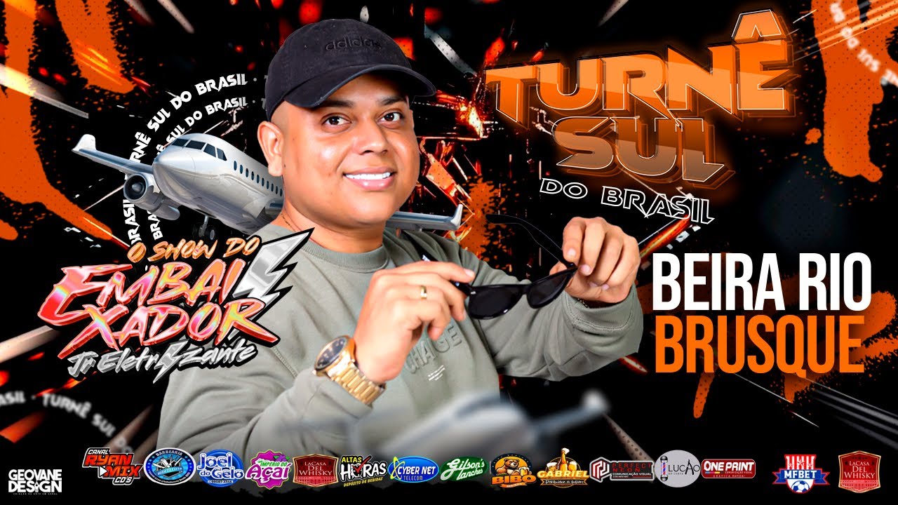 SET AO VIVO DJ JR ELETRIZANTE NO BEIRA RIO BRUSQUE - SHOW DO EMBAIXADOR 06-09-2025