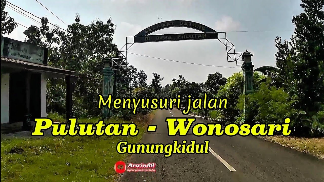 Menyusuri jalan pulutan wonosari gunungkidul. #gunungkidulmotovlog