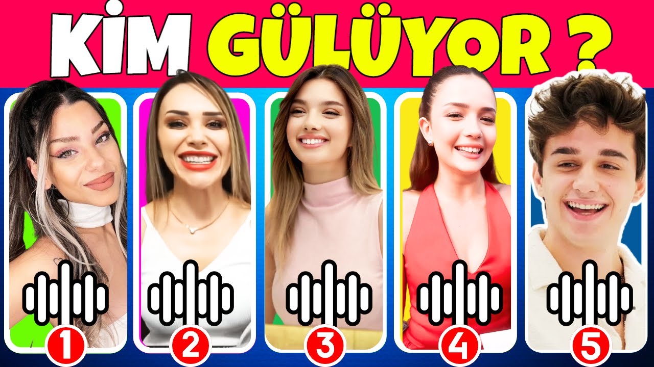 Sesi Tahmin Et 🔥 Youtuberlar'ı  Gülüşünden Tahmin Et😂 Ses Bulmaca🔊