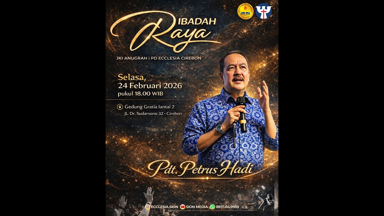 Ibadah Raya JKI ANUGRAH | TRANSFER OF WEALTH - Ps. Petrus Hadi Santoso