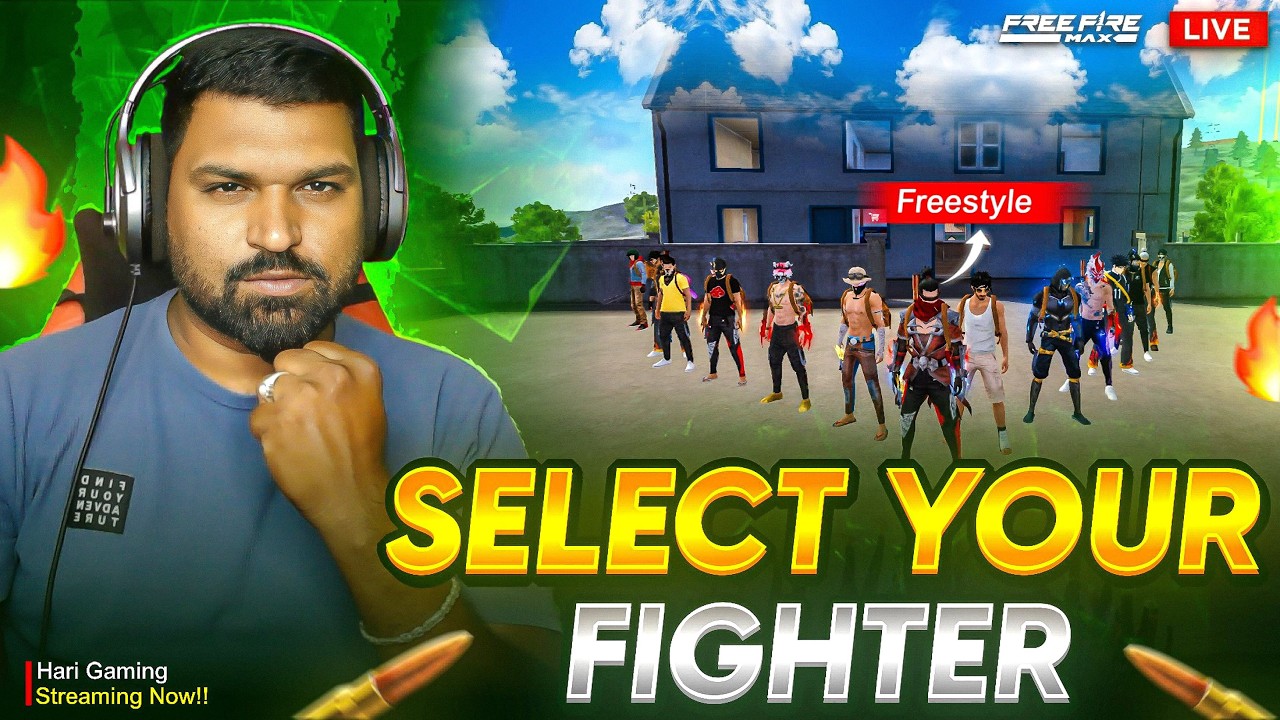 💥PROVE YOUR FREESTYLE GAMEPLAY💥 HARI IS LIVE  #freefirelive# #ff #facecam #freestyle  #telugufflive