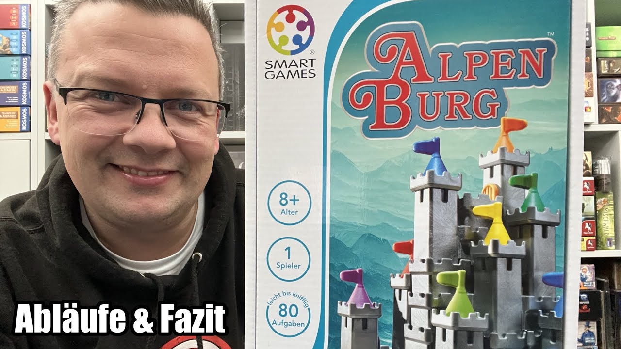 Alpenburg (Smart Games) - Logikspiel bzw. Denkspiel für Jung und Alt!