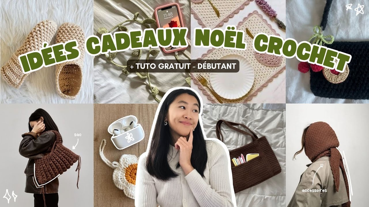 Idées Cadeaux de Noël au crochet | Tutos Gratuits et Rapides 🎁🎄✨