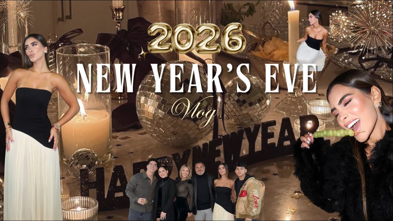 New Year’s Eve VLOG | at home, grwm & family