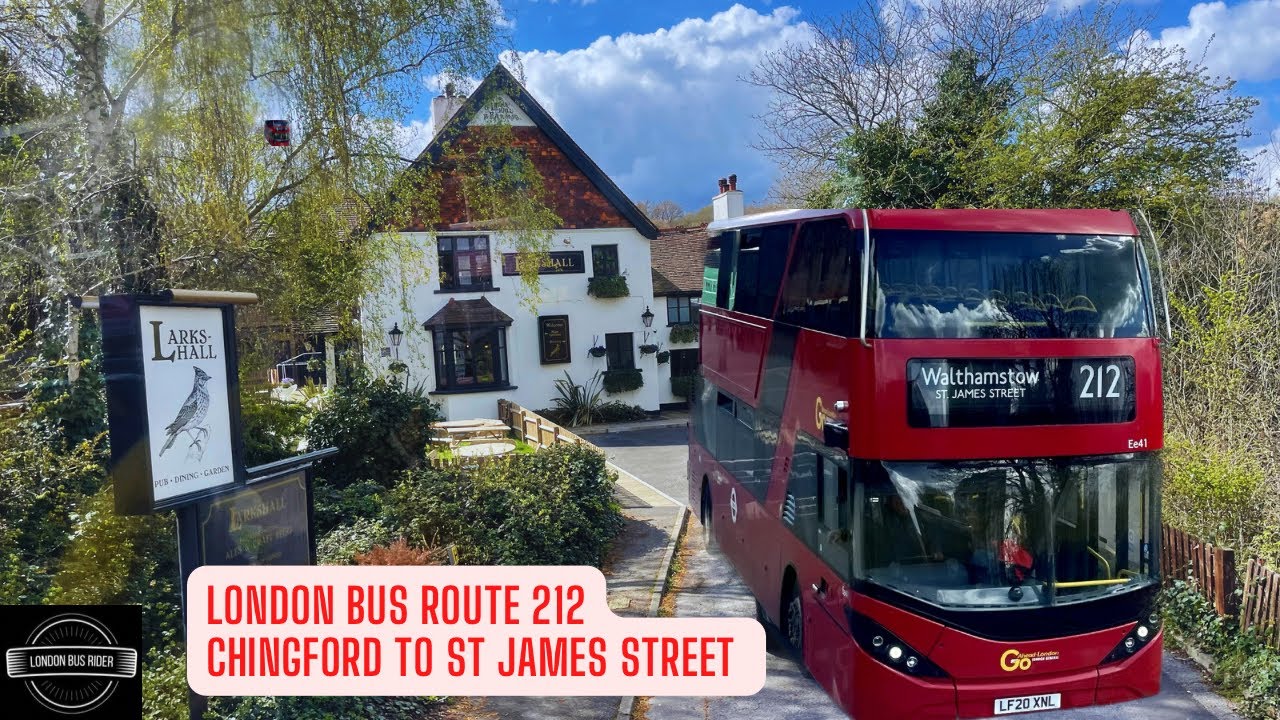 Exciting London Bus 212 Ride through Friday Hill Welcome aboard