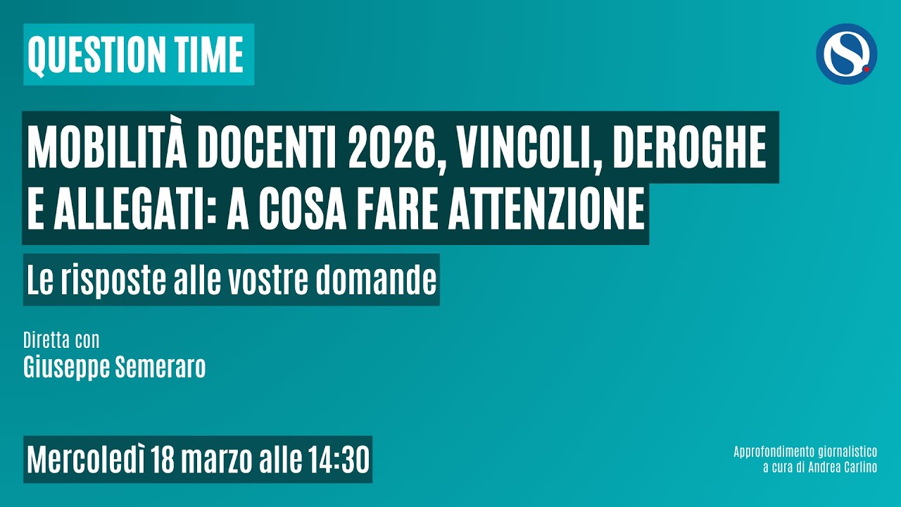 Mobilità docenti 2026, vincoli, deroghe e allegati: a cosa fare attenzione