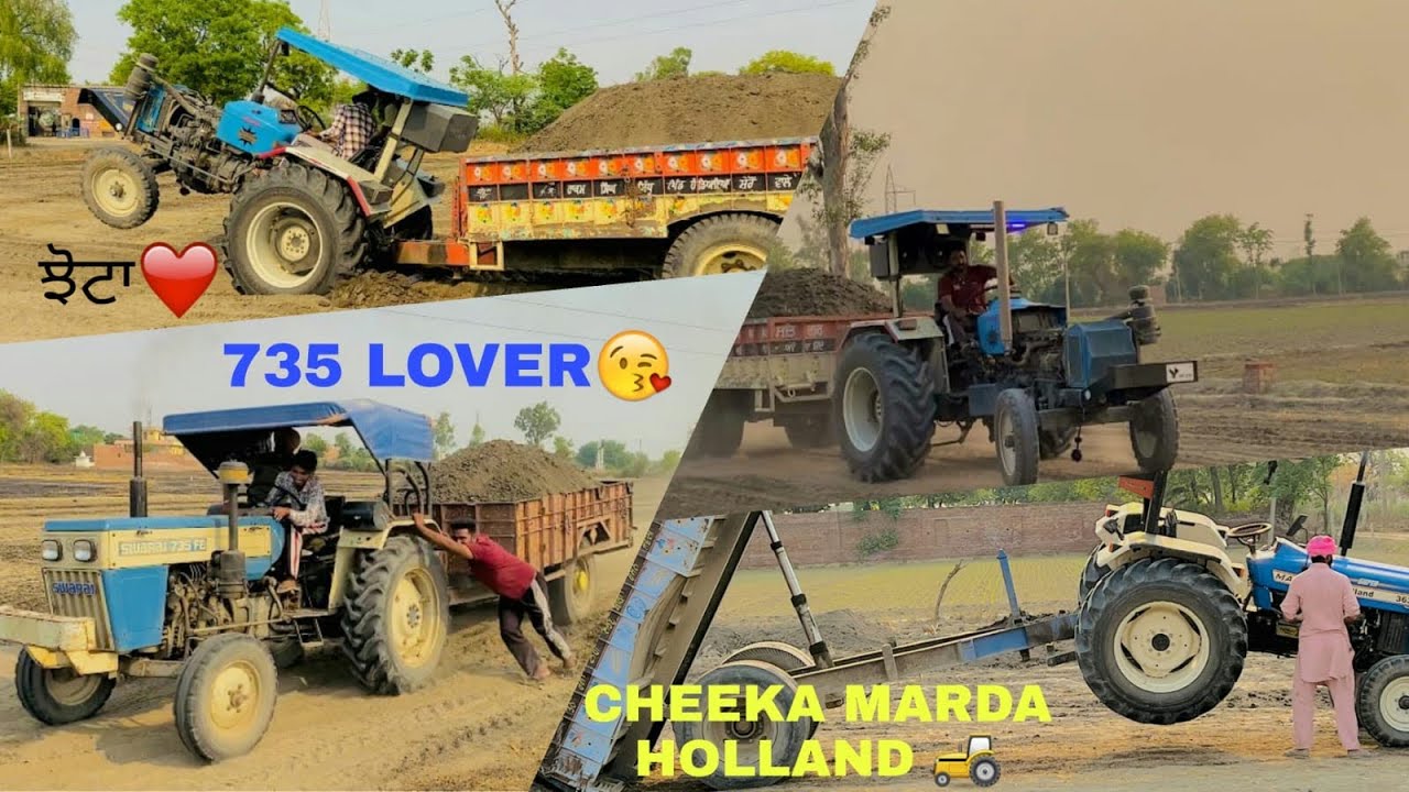 POWER COMPARISON OF TRACTORS | STANDARD | 735 | HOLLAND | SONALIKA | SHERON WALE💪