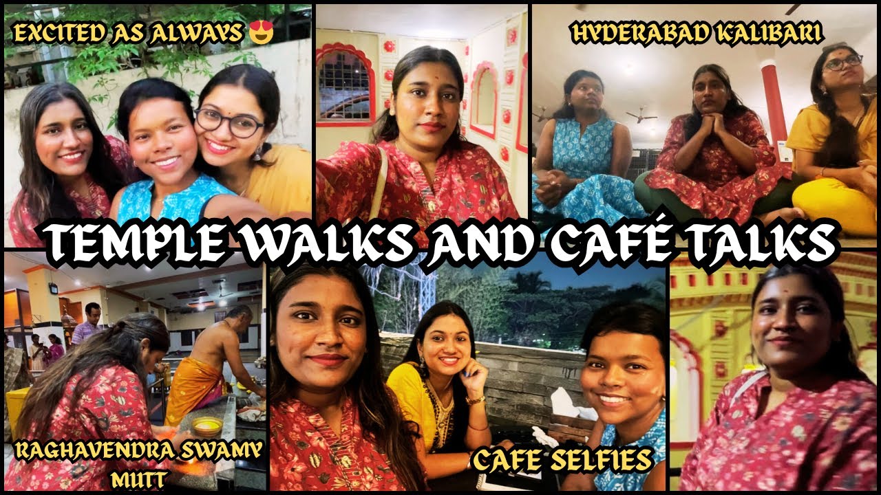 First Time at Bengali Temple! Ending the Day at The Big Owl Caf&eacute; 😍