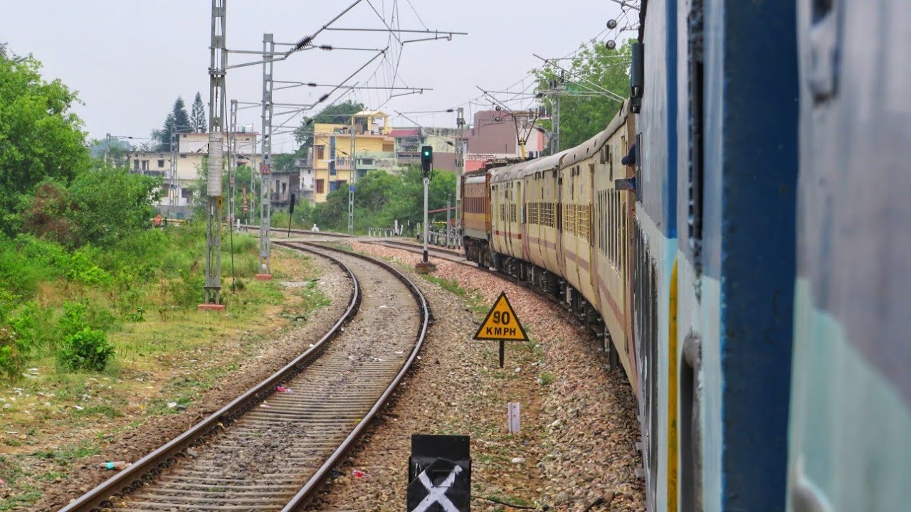 Ramnagar to Lucknow Full journey compilation | Onboard Ramnagar summer special train