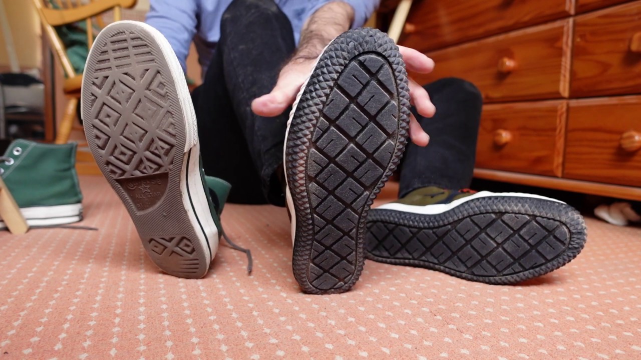 new favourite shoes for my wide feet / Converse All Star Bosey MC Moutain Club / ASMR unboxing