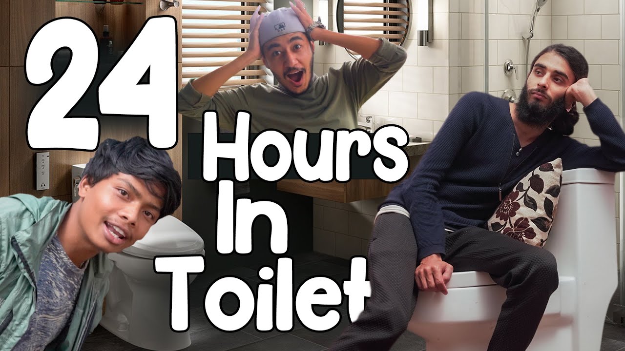Spending 24 hours in Toilet || RisingStar 2.0