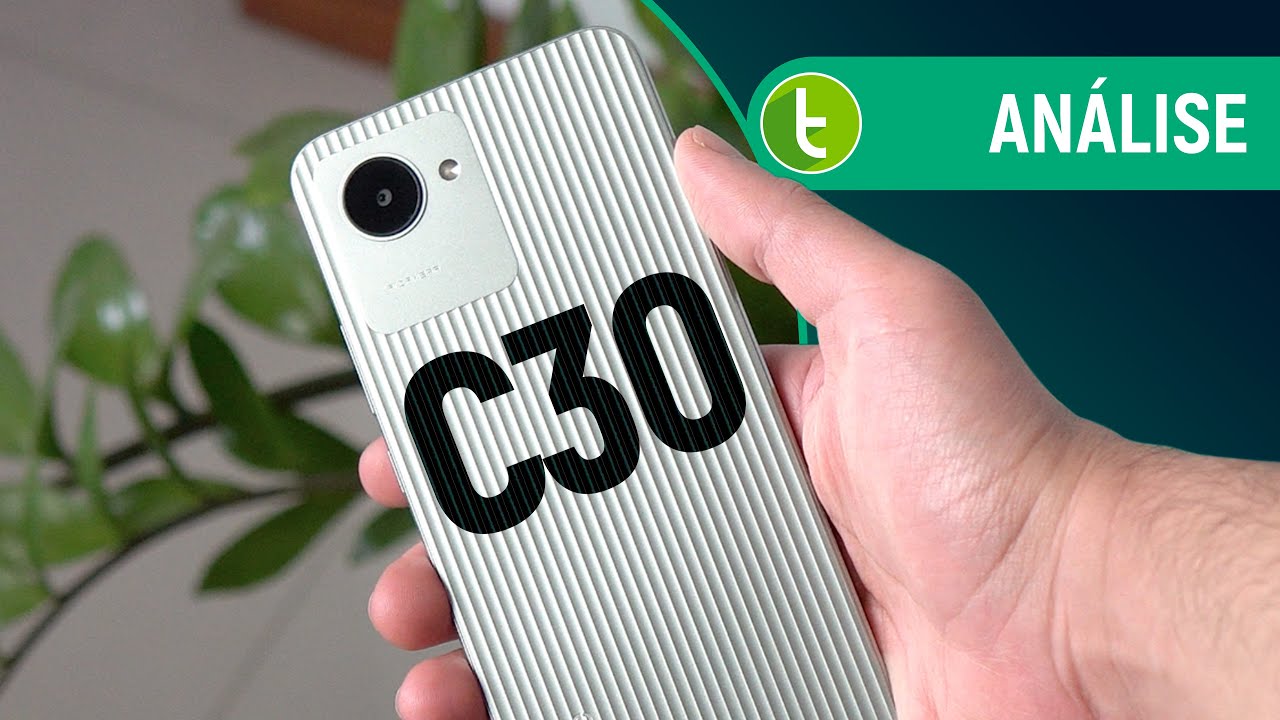 REALME C30 aposta no DESIGN diferenciado, BOM DESEMPENHO e Android enxuto | Análise / Review