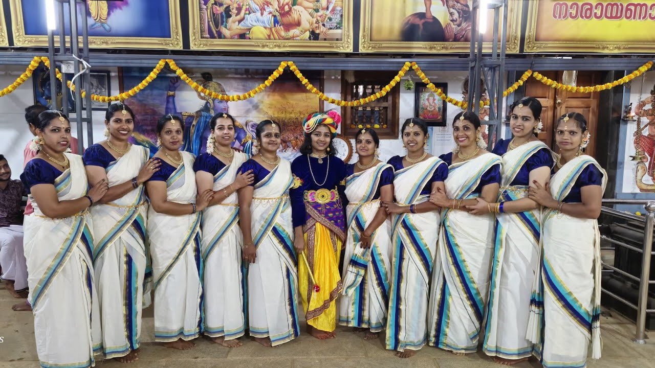 Fusion #Thiruvathira | Eramathappan Sreekrishna Temple | Team Mudra #fusiondance #kannan