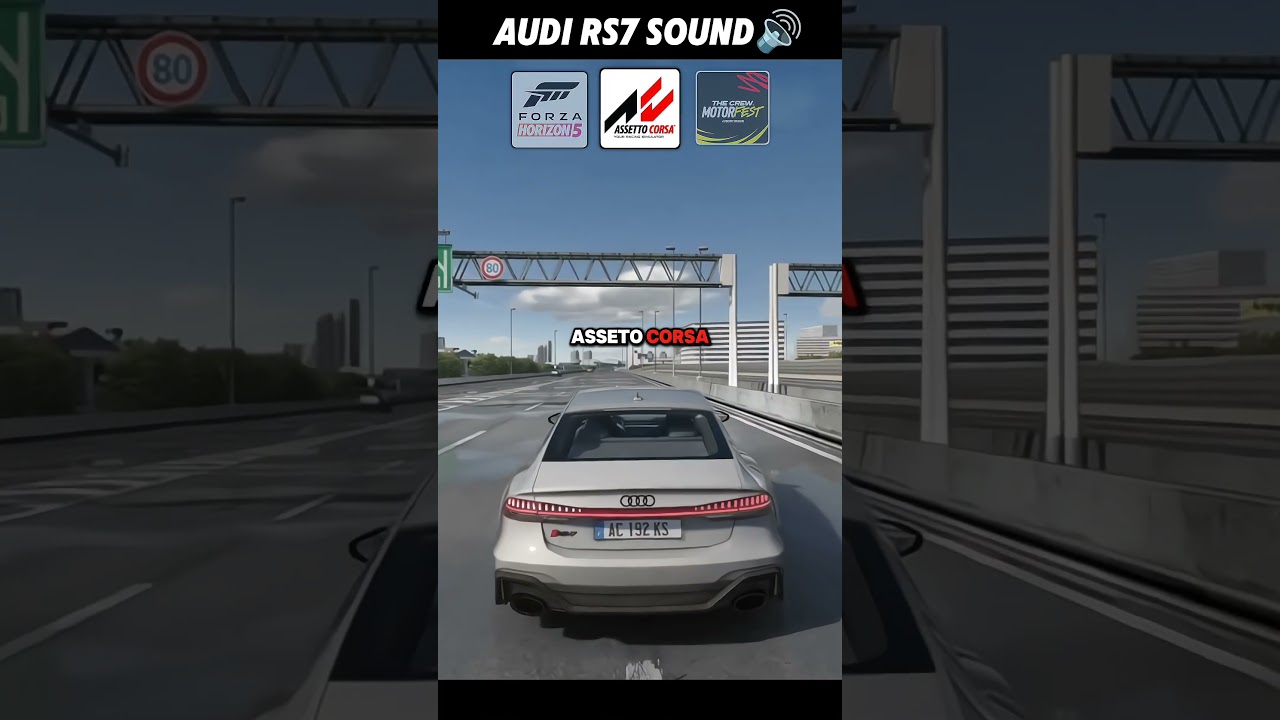 Forza Horizon 5 vs Assetto Corsa vs The Crew Motorfest #shorts