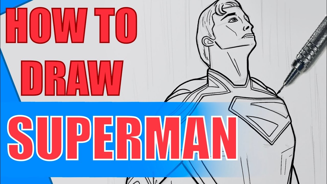 How To Draw James Gunn’s SUPERMAN From 